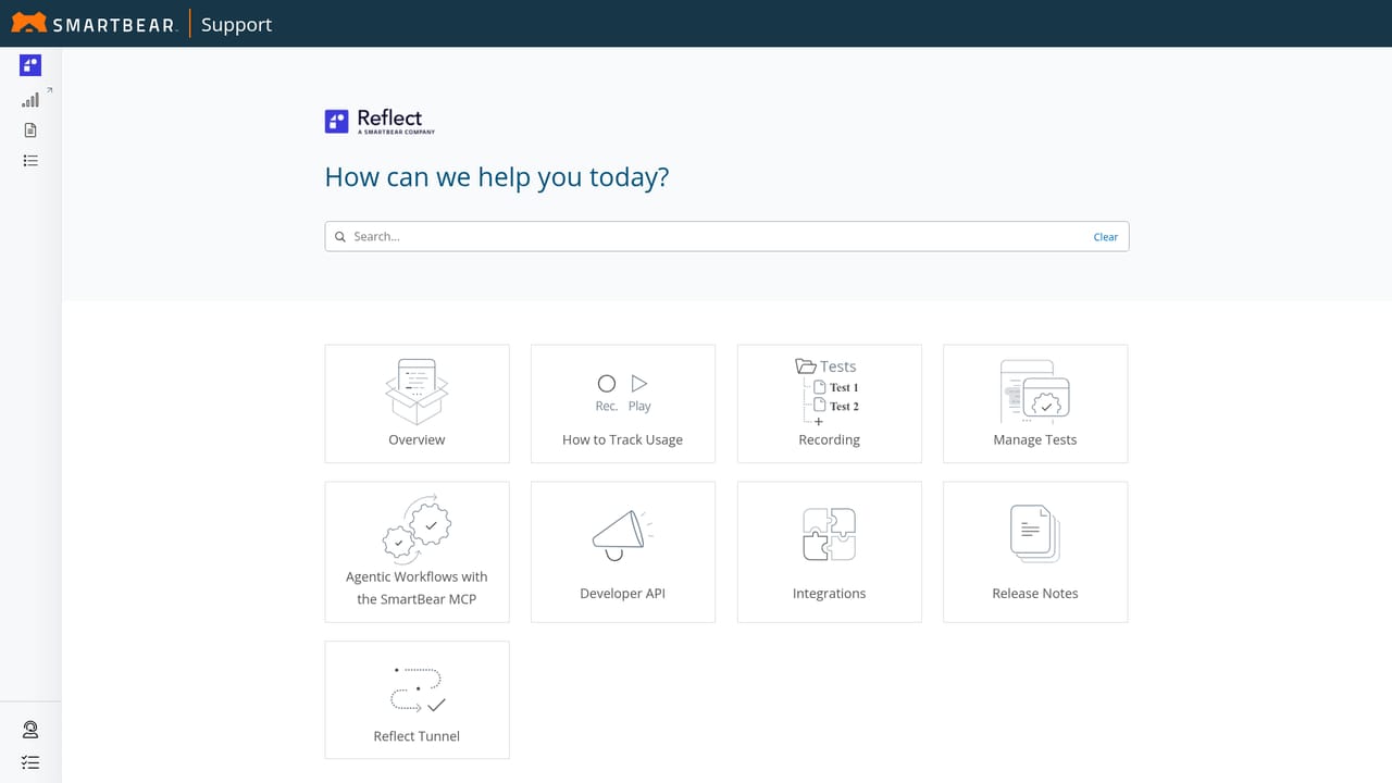 Reflect.run — Run the test in the cloud