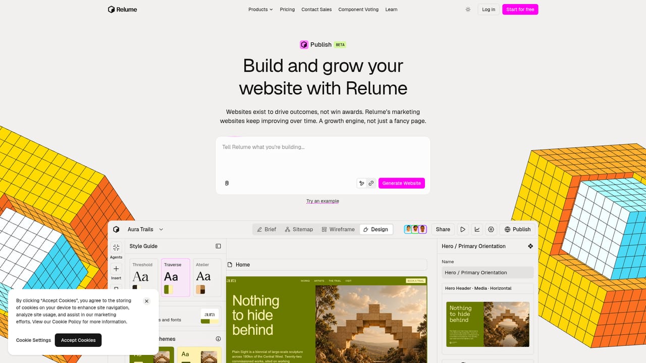 Relume — Publish to a custom domain