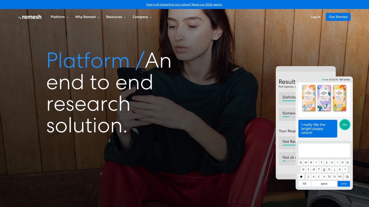 Remesh — Review the platform overview