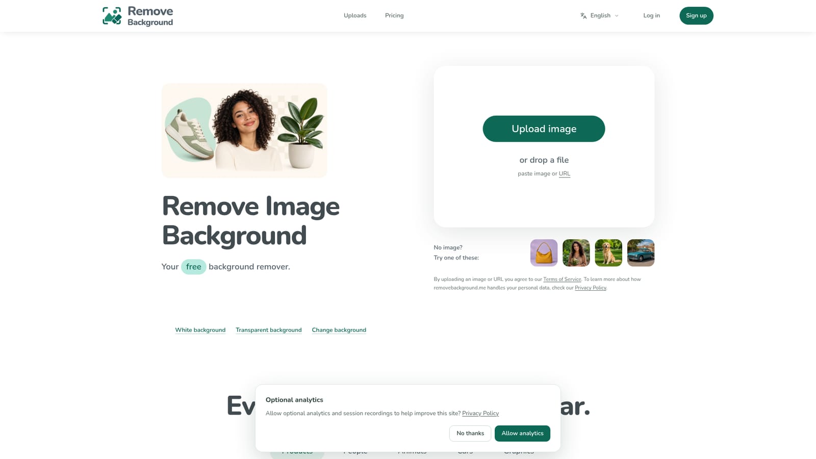 RemoveBackground.me — Open the tool