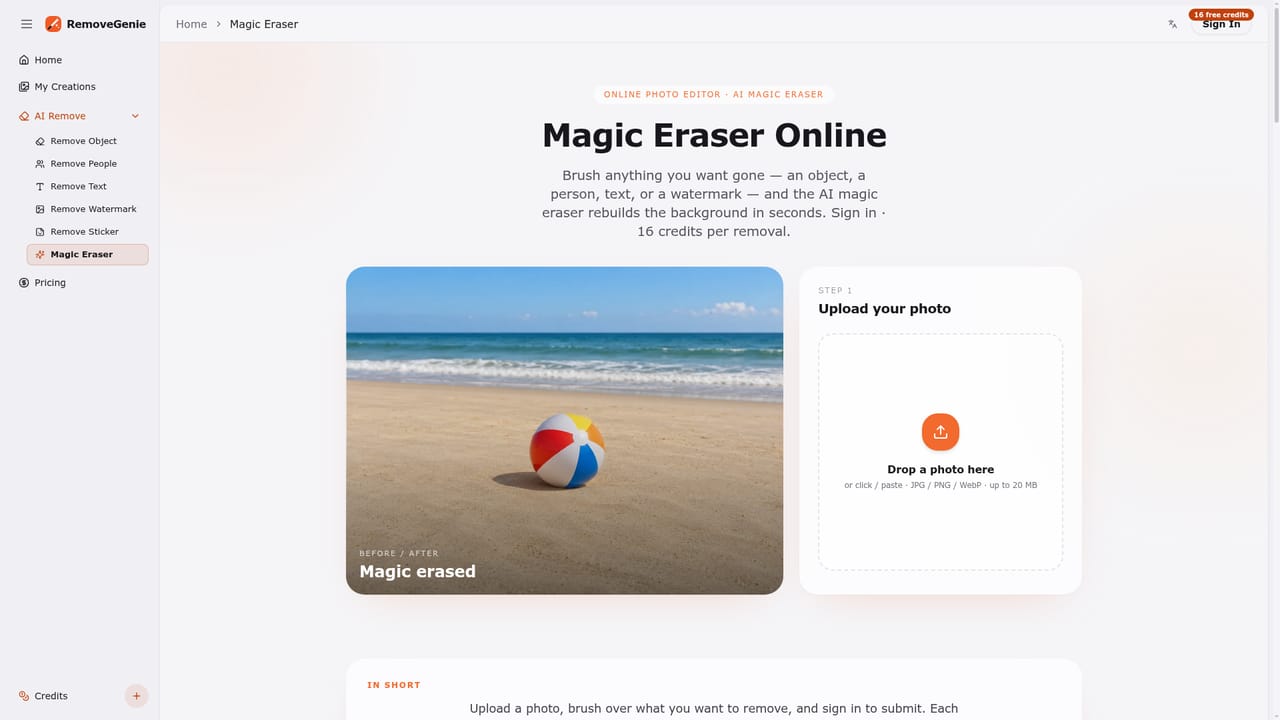 RemoveGenie — Pick the right eraser