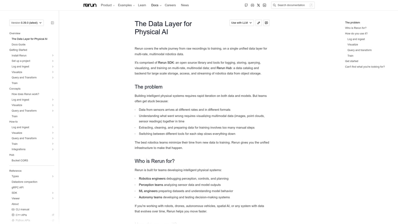 Rerun — Read the overview