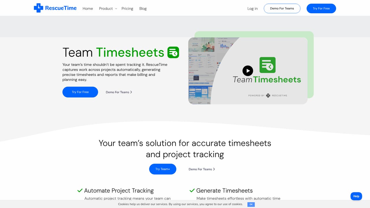 RescueTime — Set up clients, projects and billable rates