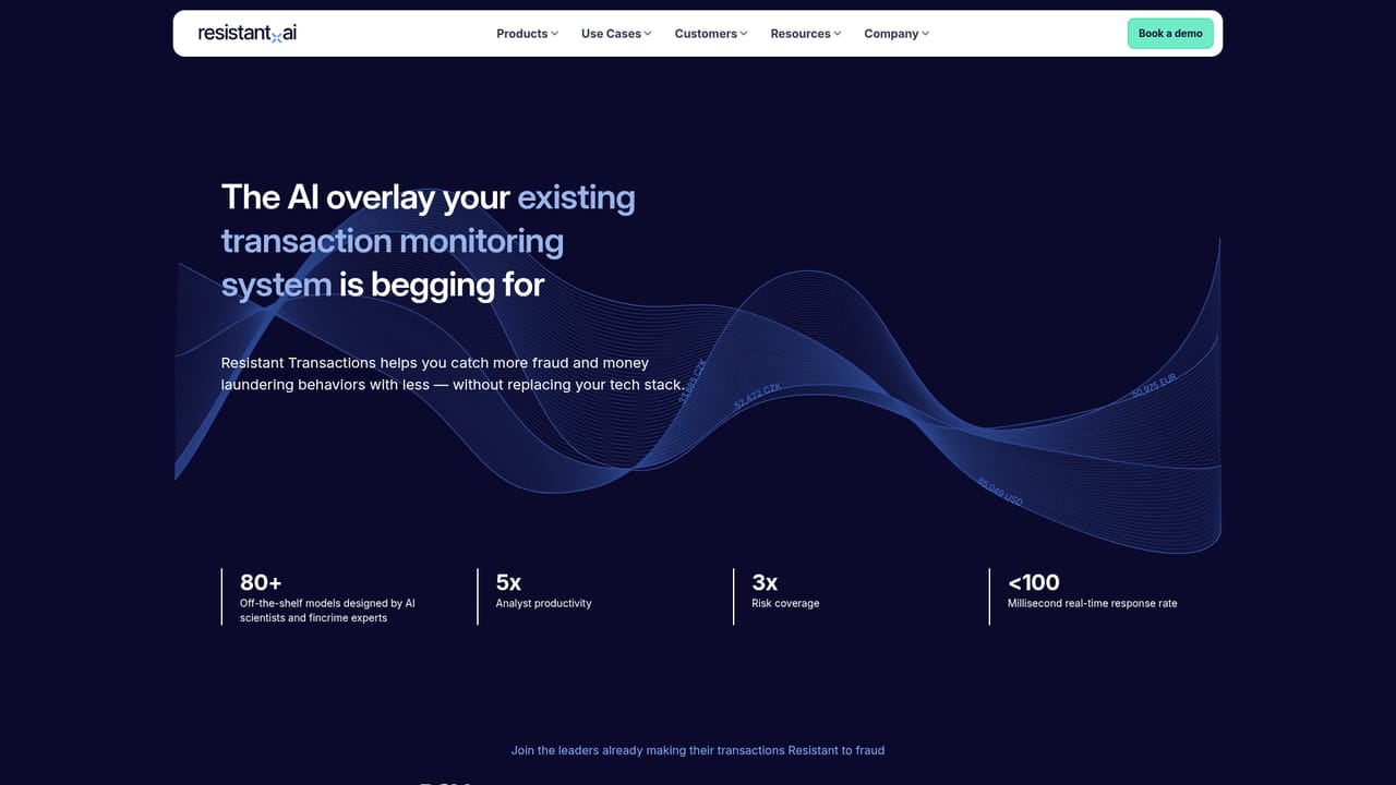 Resistant AI — Scope the transaction monitoring add-on