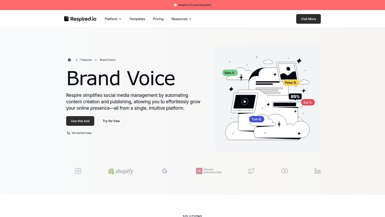 Respired — Set up the brand