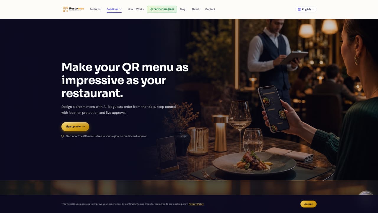 Restomas — Build your menu with AI