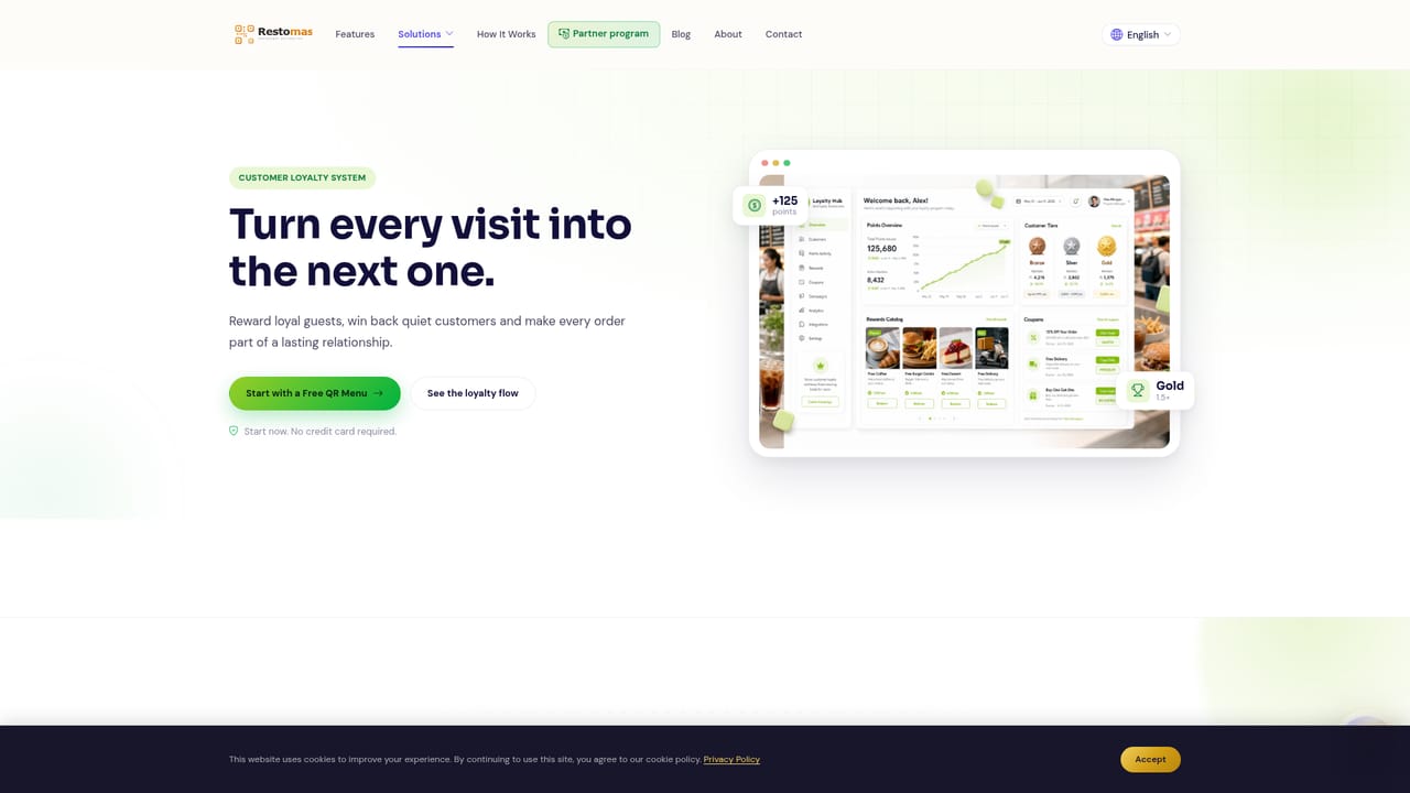 Restomas — Add loyalty and campaigns