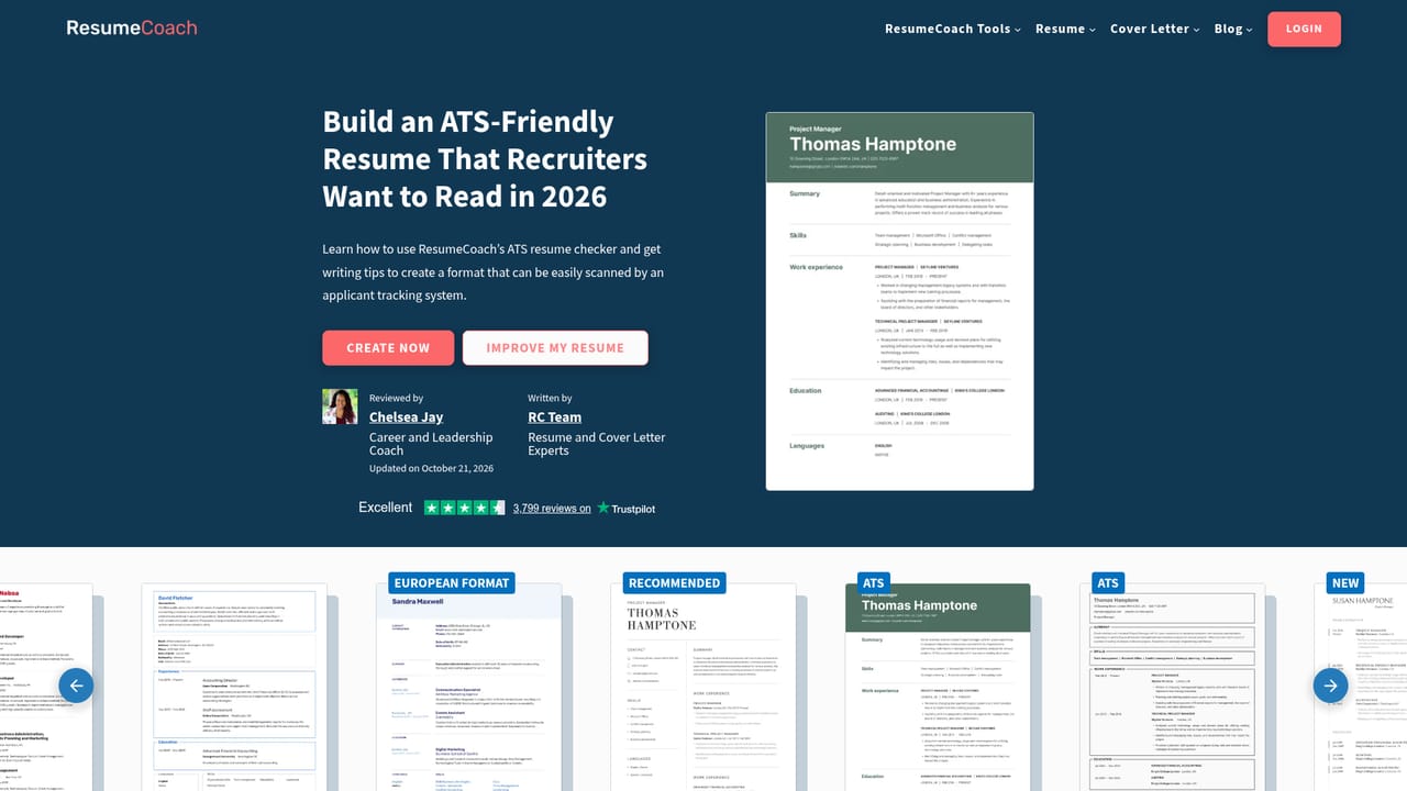 ResumeCoach — Check ATS readiness