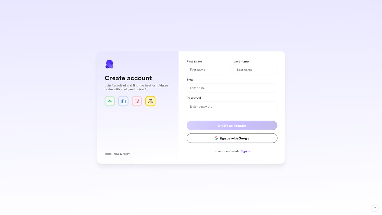Ribbon Cool — Create your recruiting account