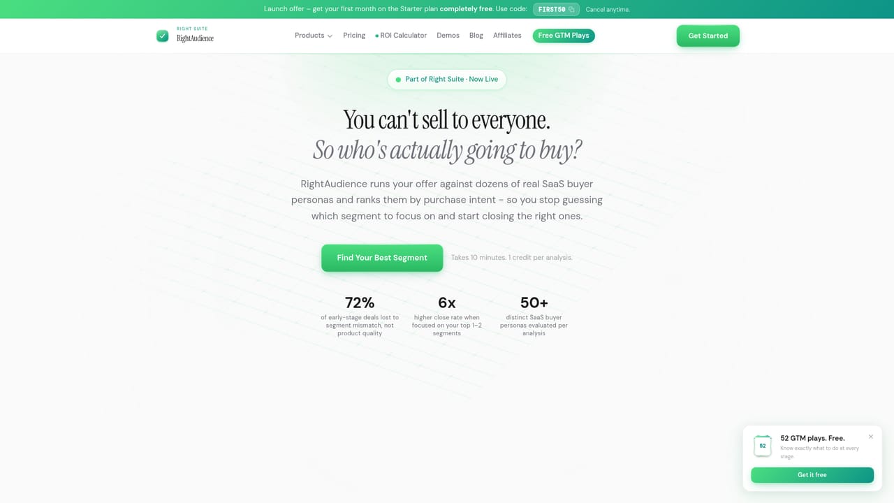 Right Suite — Start with the question you are stuck on