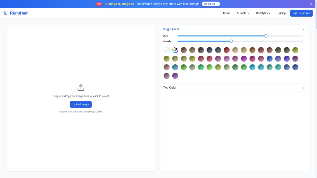RightHair — Swap the color