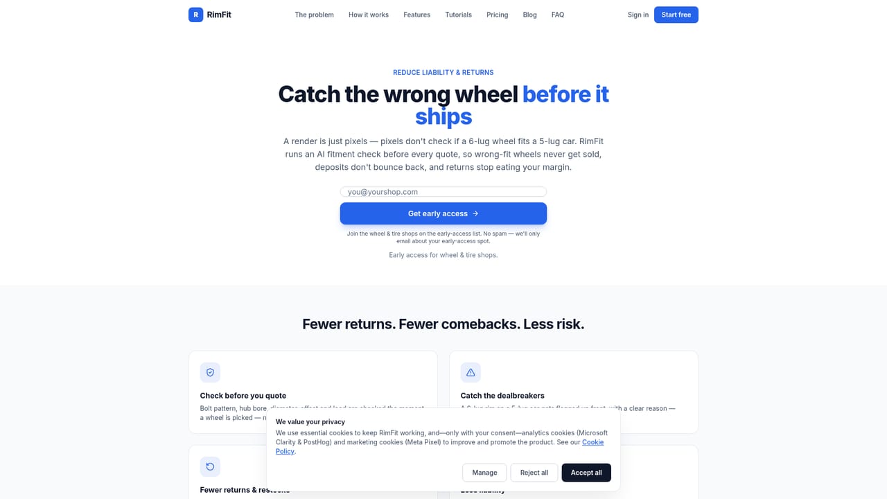 RimFit — Review the fitment check