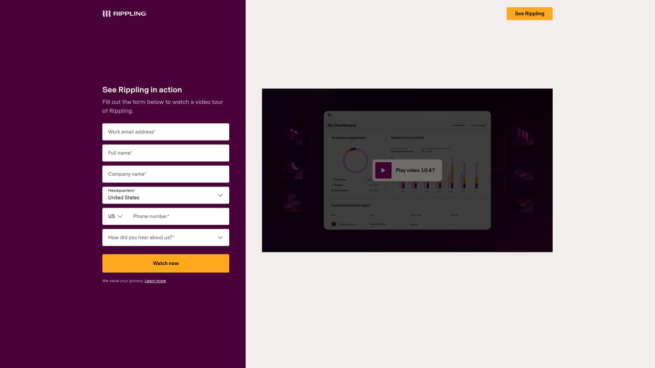 Rippling AI — Watch the product demo