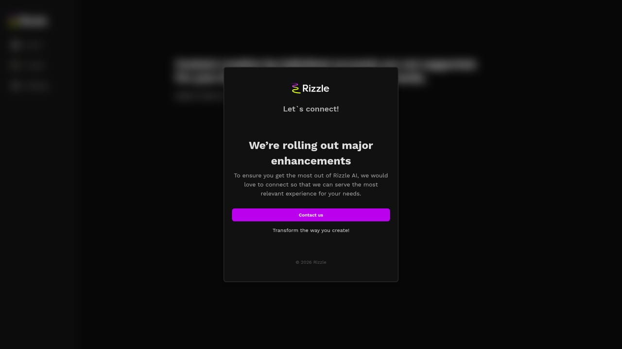 Rizzle — Create a video from an article