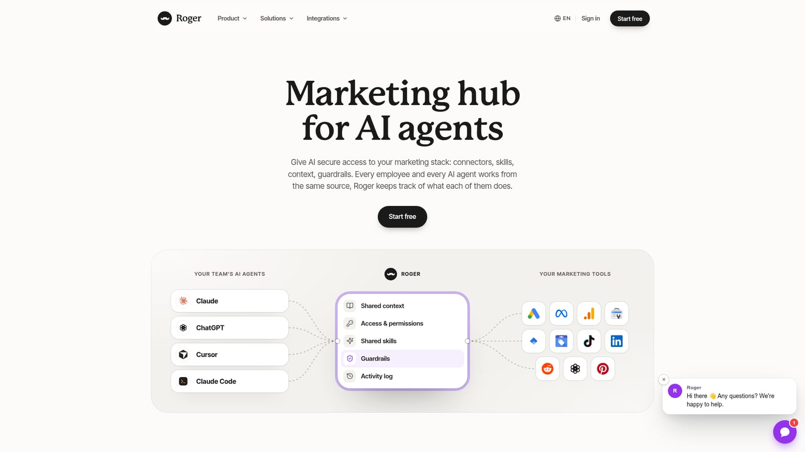 Roger — Create the workspace