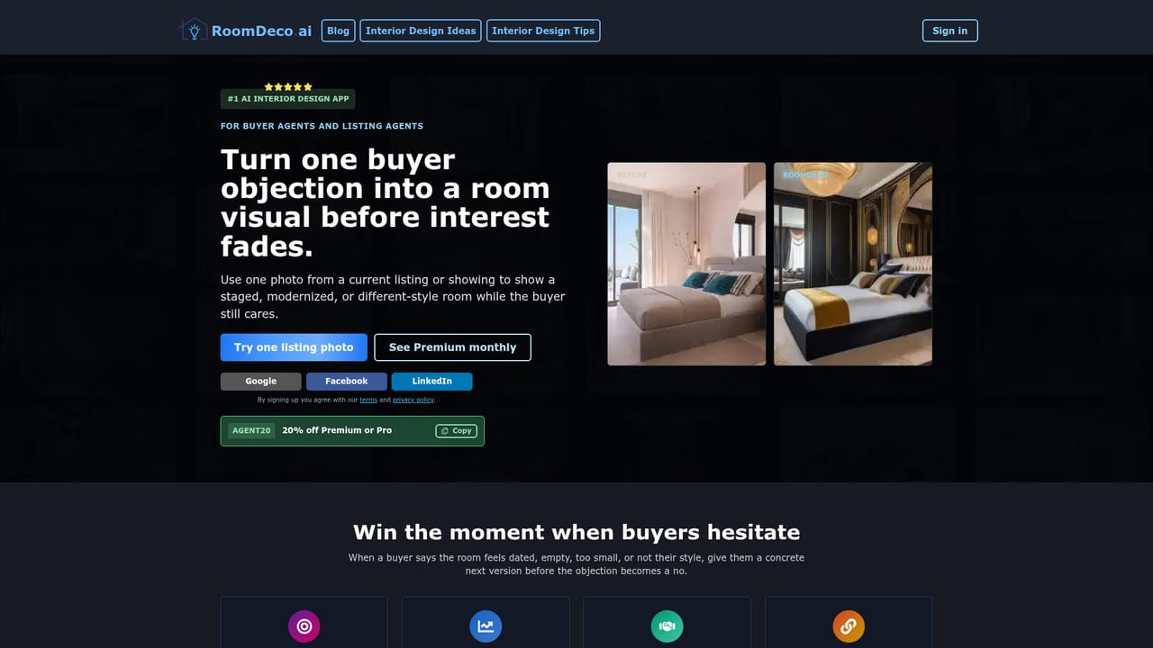 RoomDeco — Pick the path for your role