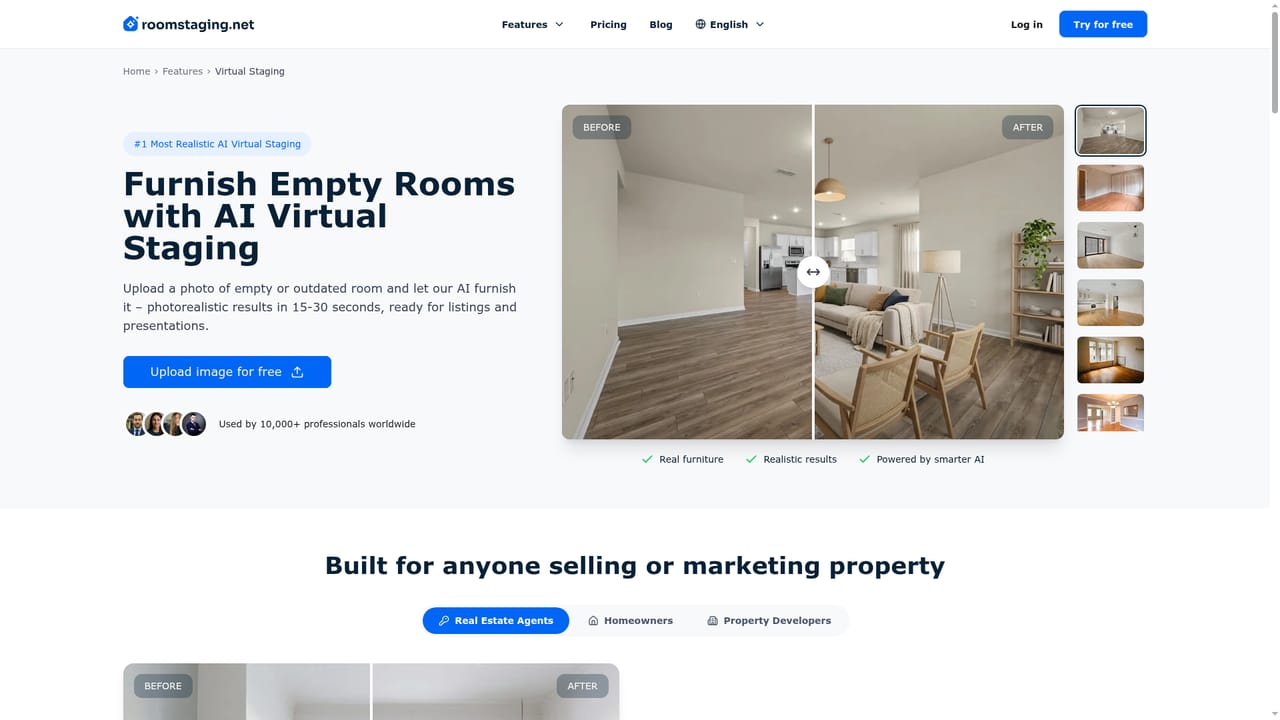 RoomStaging — Pick the right tool