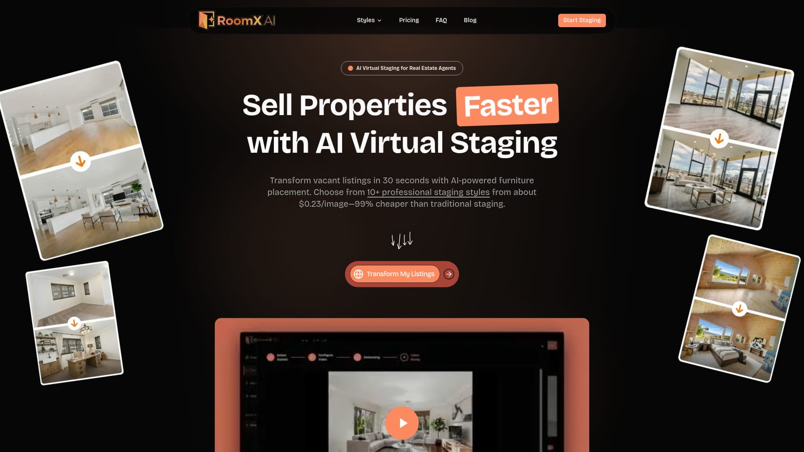 RoomX AI — Open RoomX AI and start free