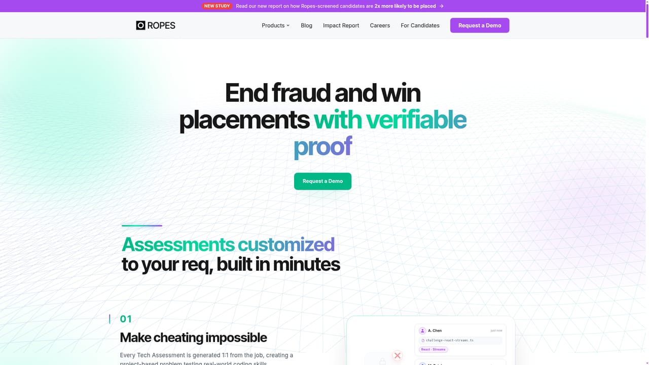 Ropes AI — Generate a challenge from a job spec