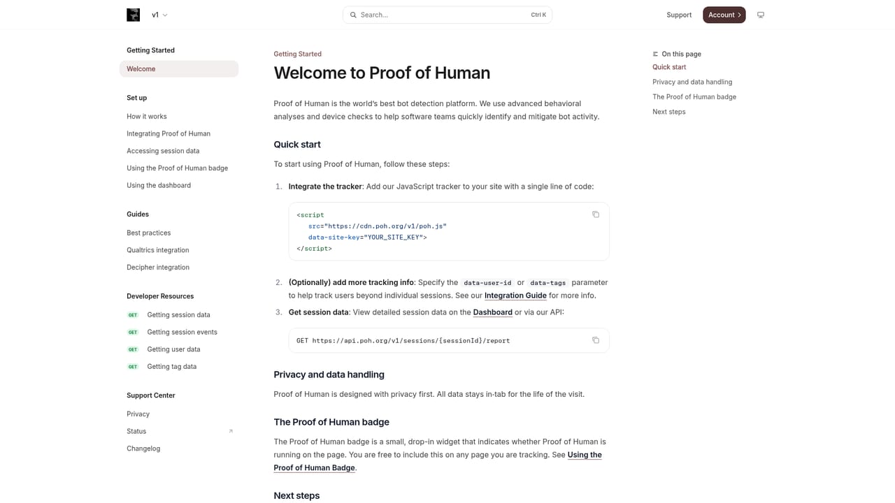 Roundtable — Read the integration documentation