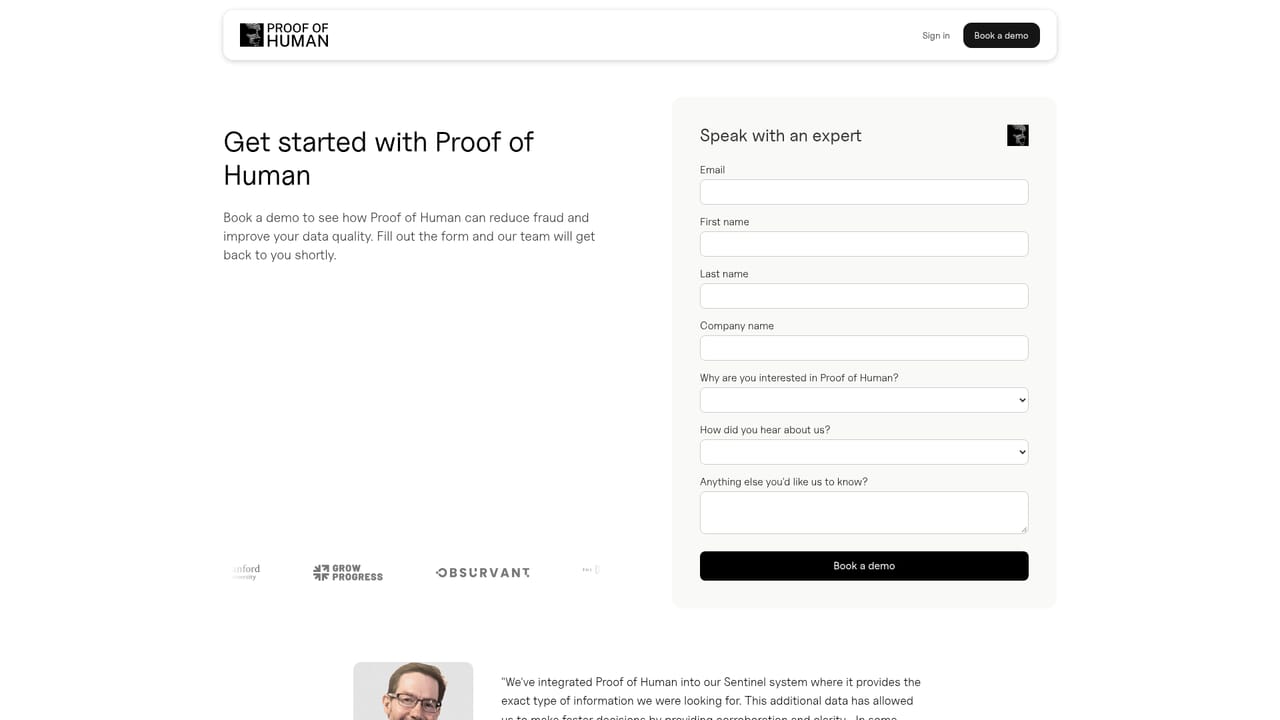 Roundtable — Book a demo or contact sales