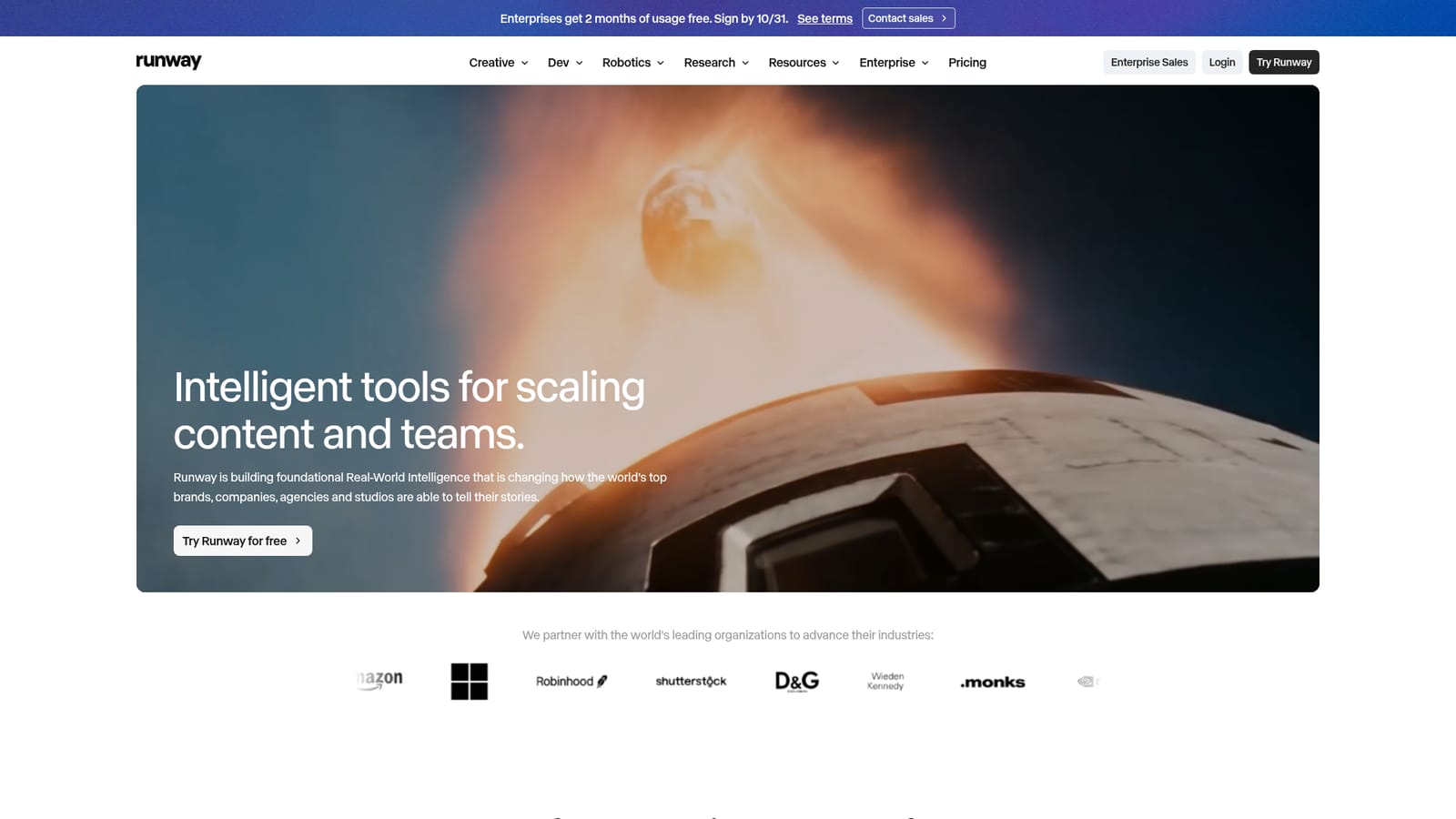 Runway — Start the free trial