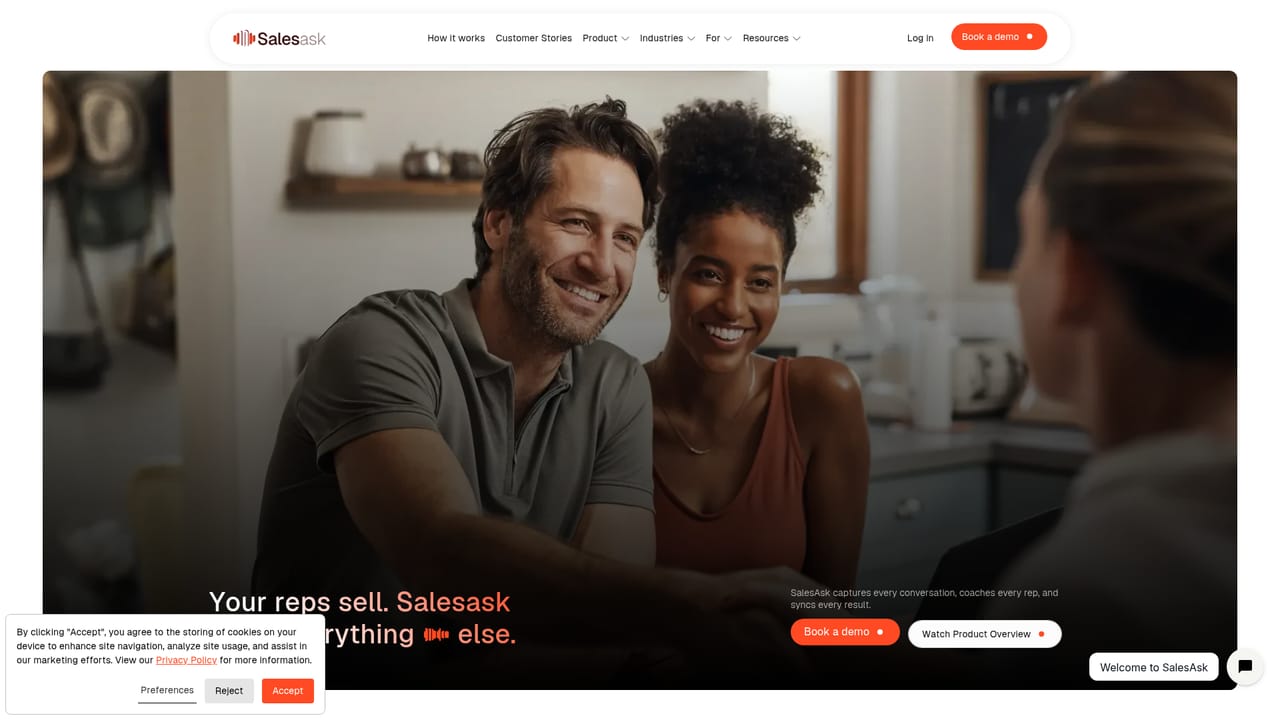 Sales Ask — Review how the platform works