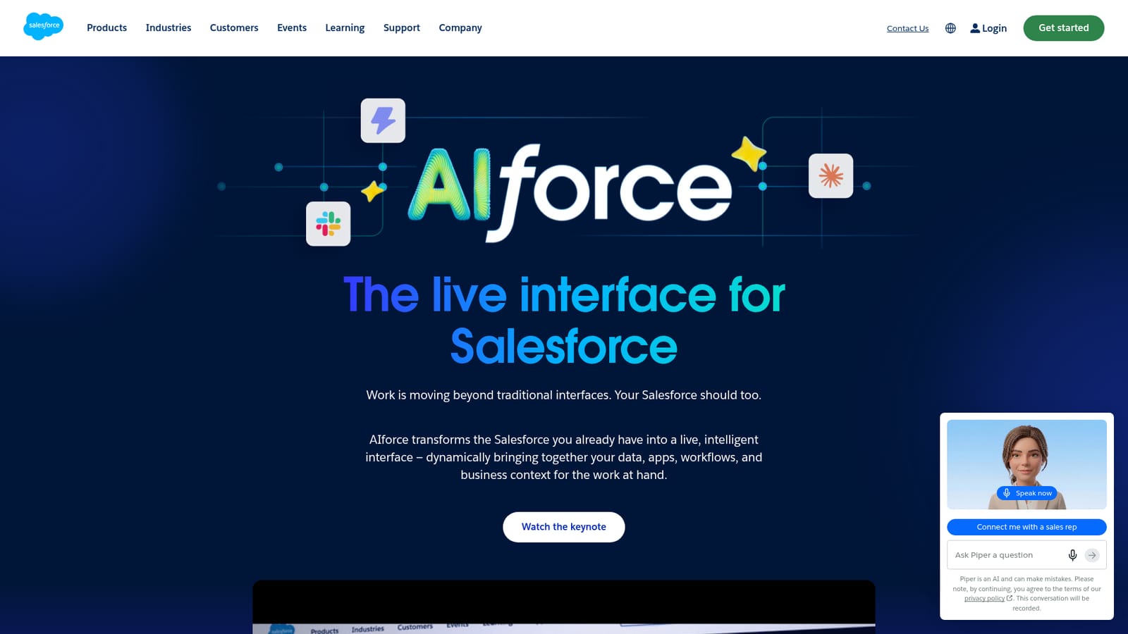 Salesforce AI — Pick the surface where your team works