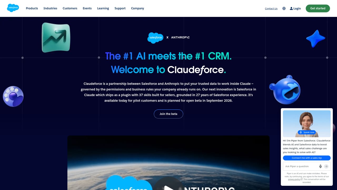 Salesforce AI — Evaluate Claudeforce for Claude users