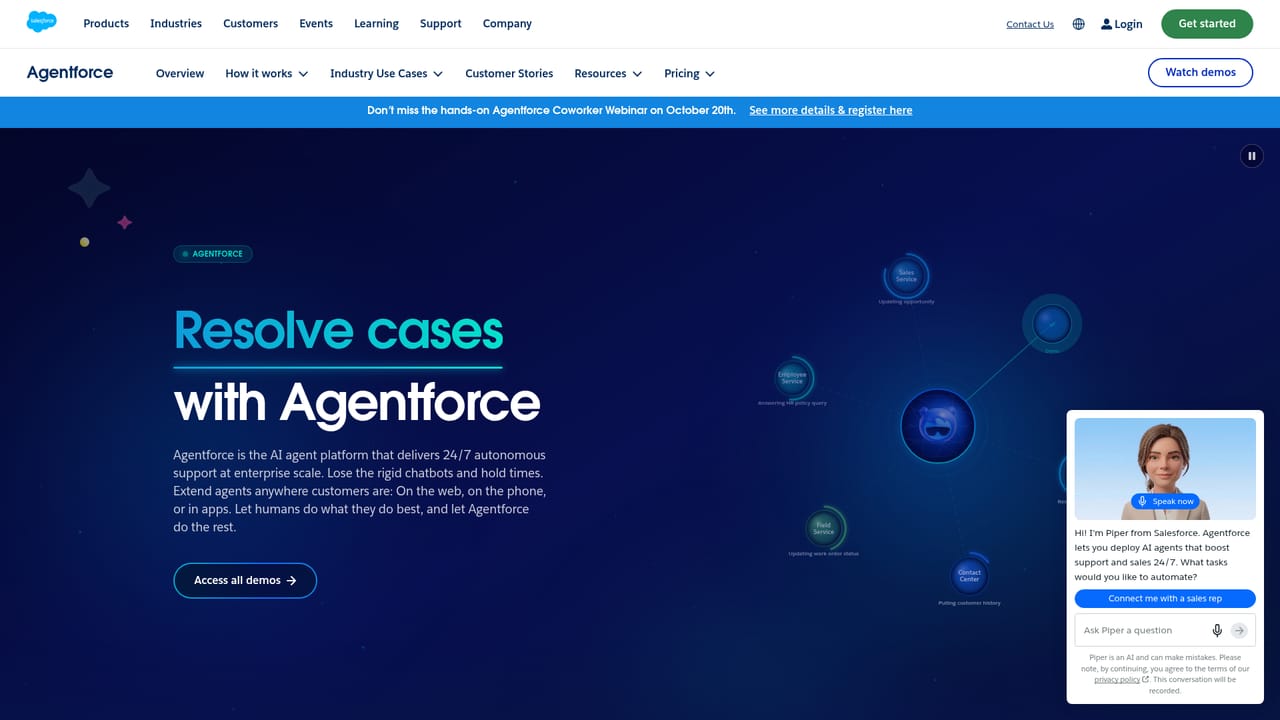 Salesforce AI — Check the underlying agent platform
