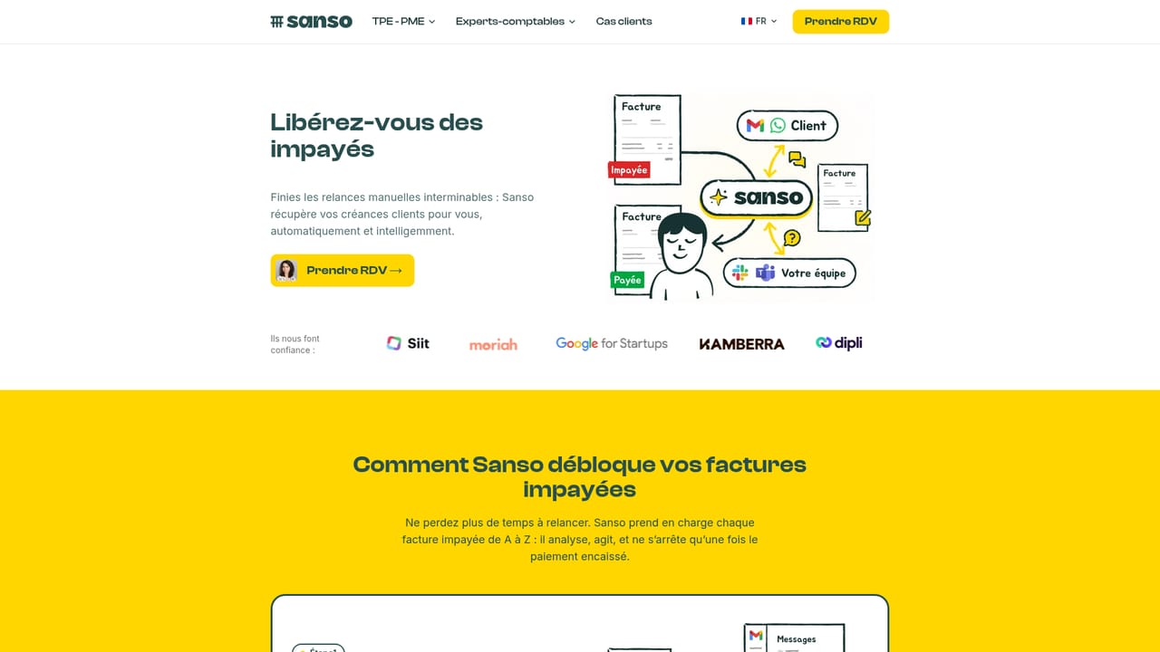 Sanso — Set up overdue payment follow-up
