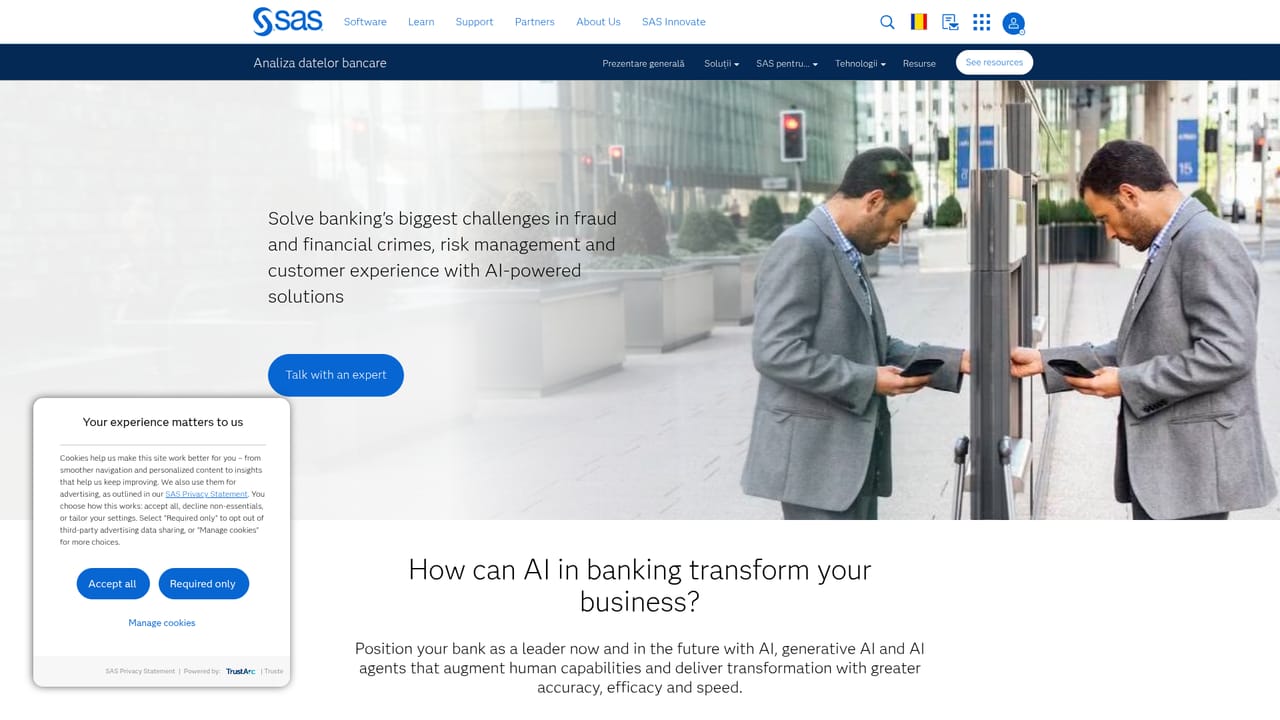 SAS AI — Check industry fit and reference customers