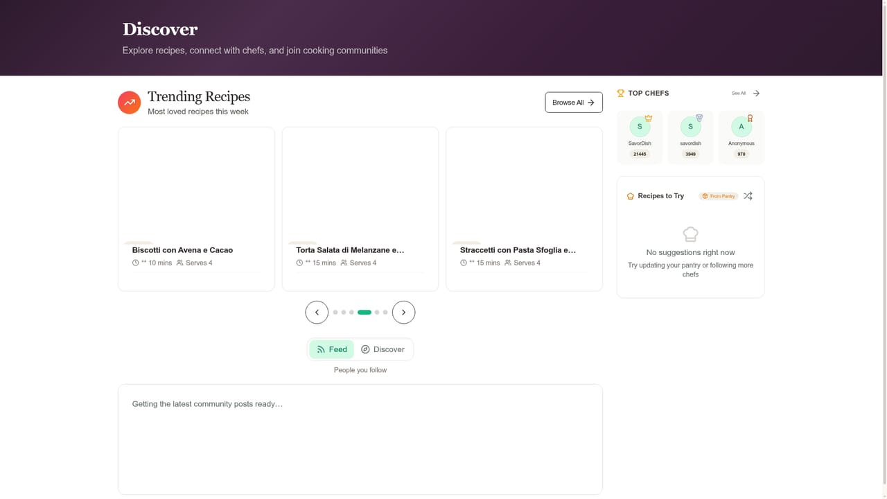 Savor Dish — Browse the public recipe library