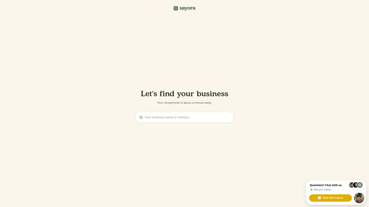 Sayora — Connect your diary and watch leads arrive