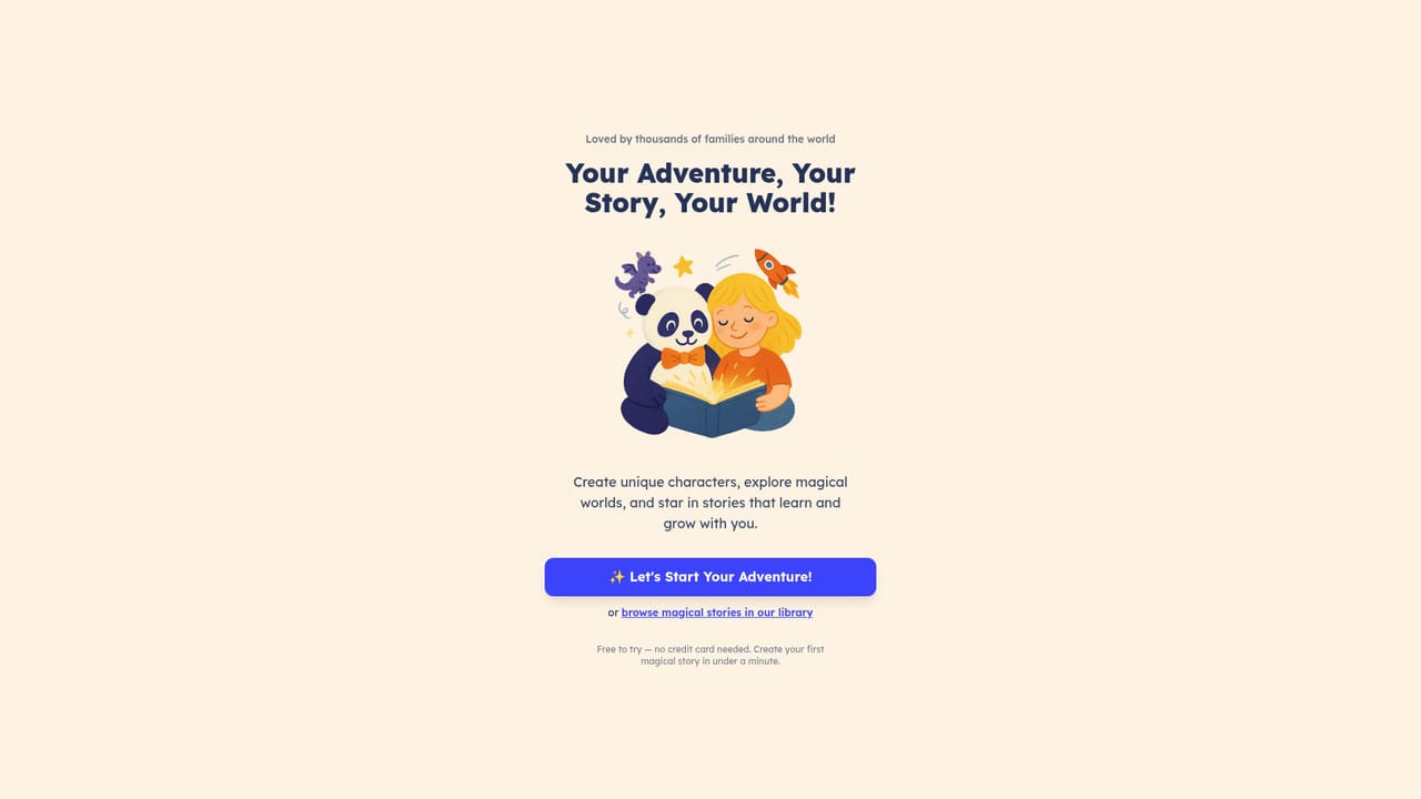 Scarlettpanda — Open the story creator