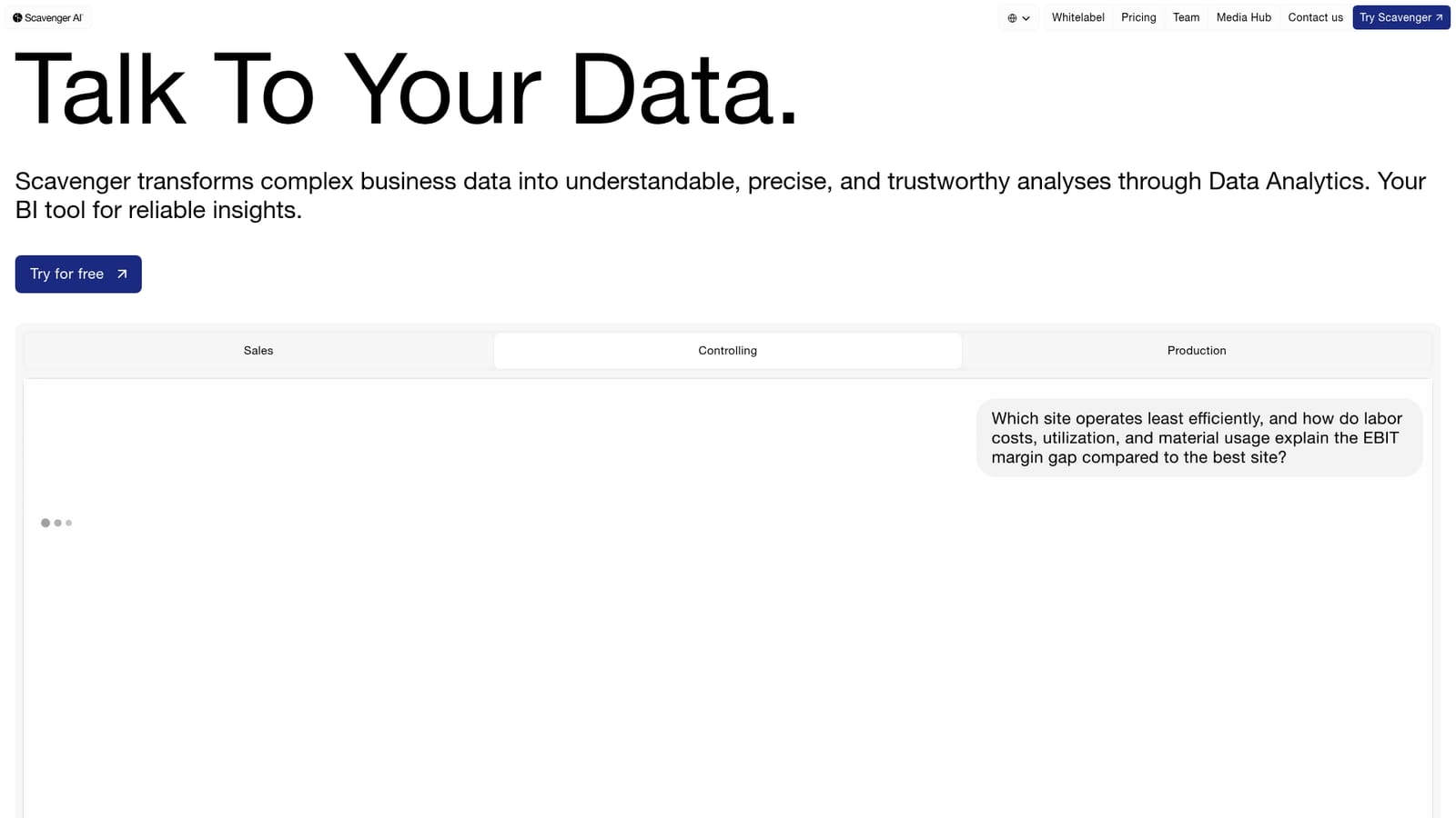 Scavenger AI — Book an intro and open the app
