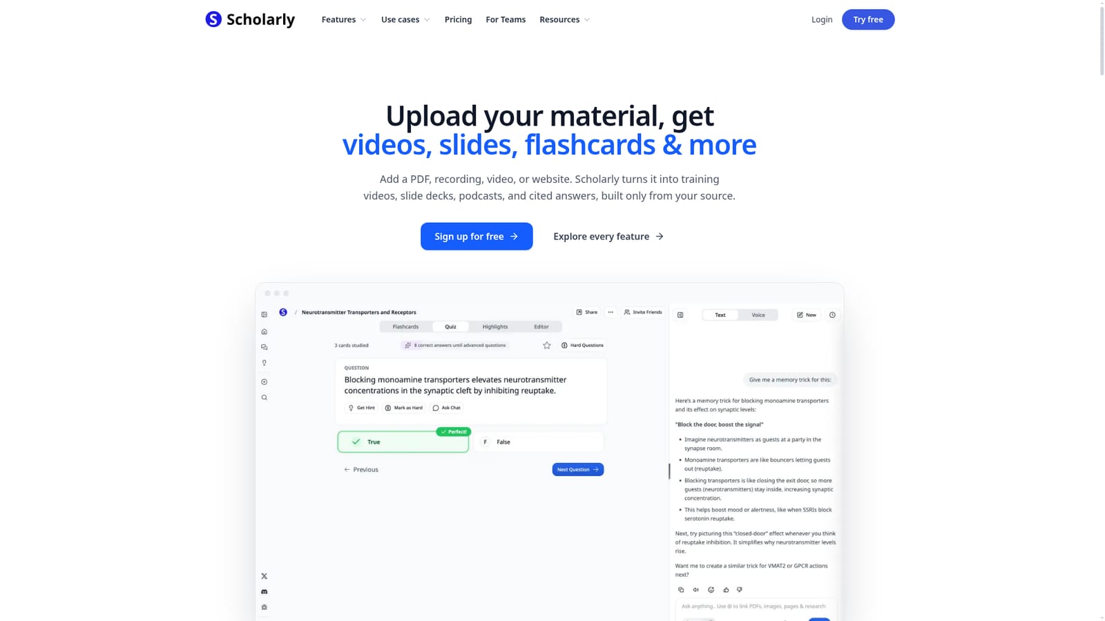 Scholarly — Upload your first source