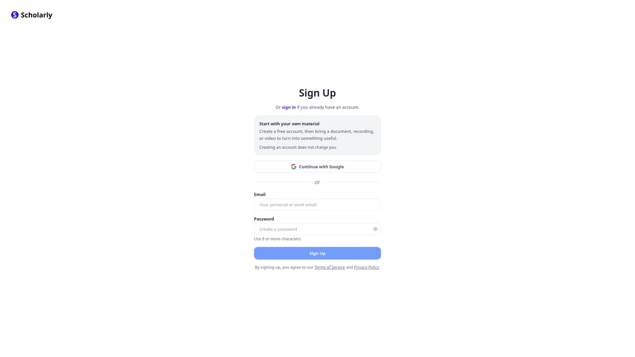 Scholarly — Create a free account
