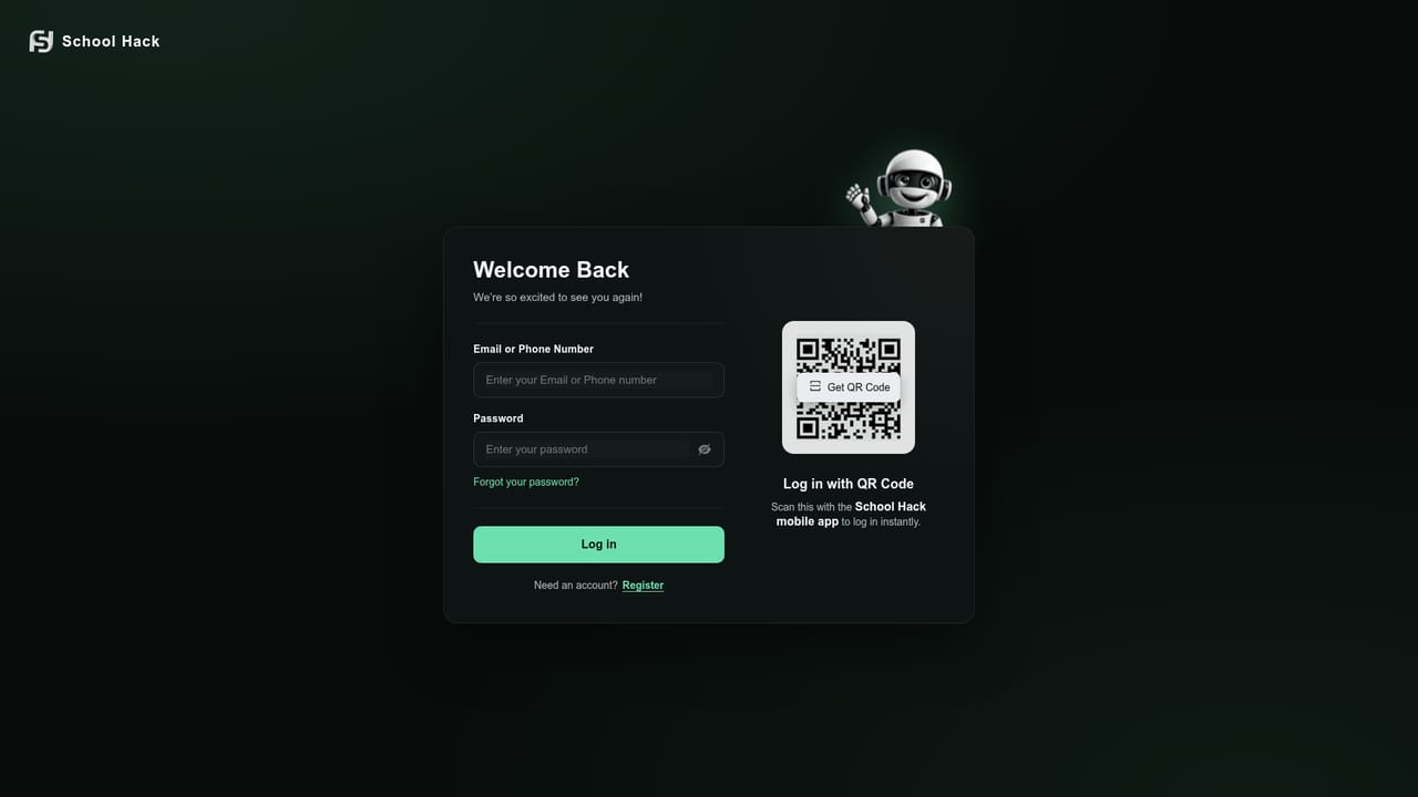 SchoolHack — Upload your source material