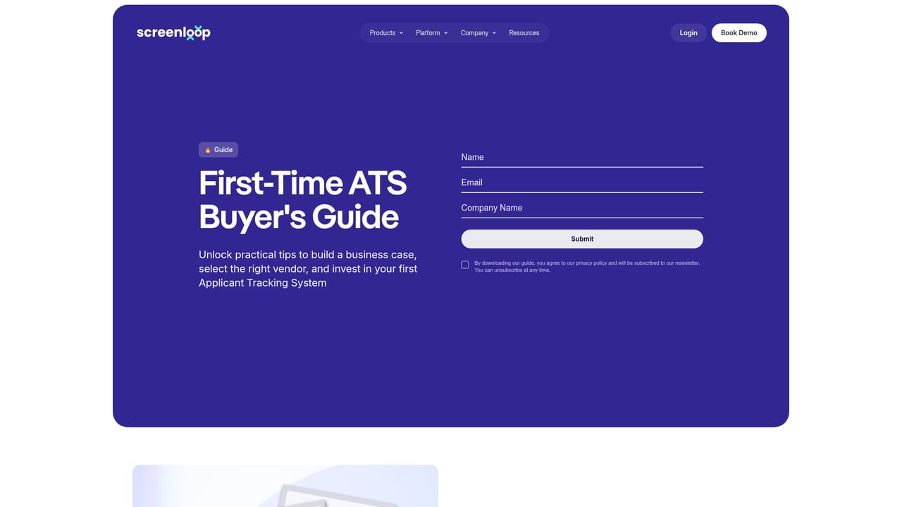 Screenloop — Read the first-time buyer guide