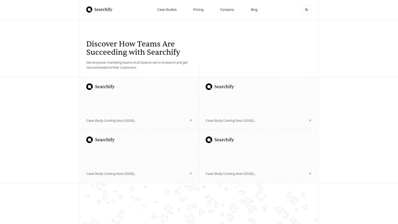 Searchify AI — Review case studies for realistic outcomes