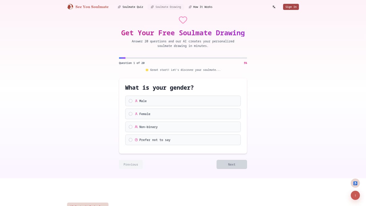 See You Soulmate — Review the drawing page
