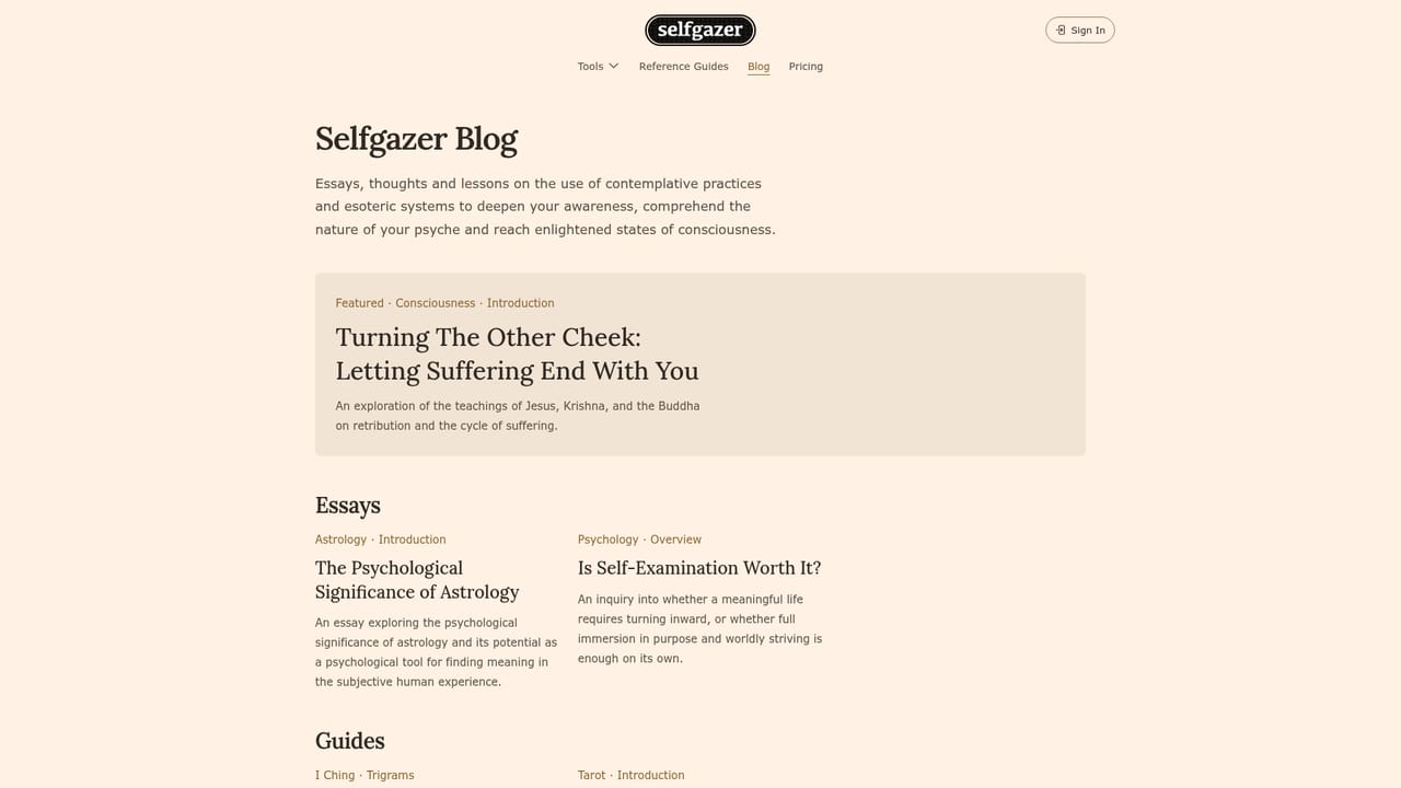 Selfgazer — Learn the vocabulary behind the symbols