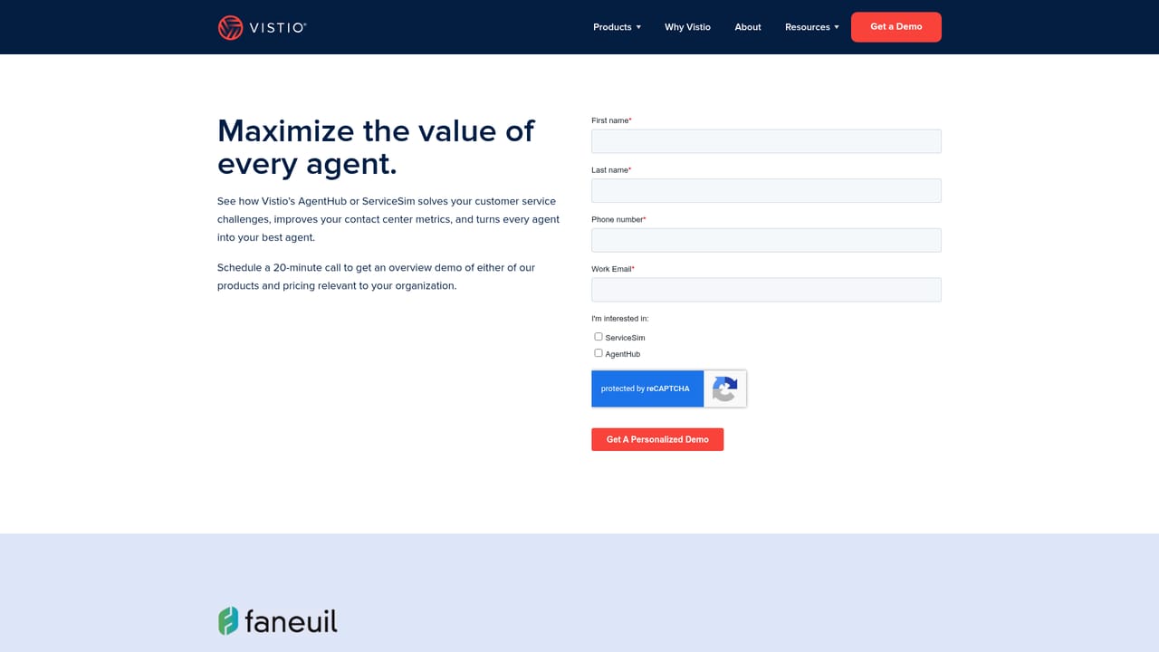 ServiceSim — Watch the product walkthrough and book a demo