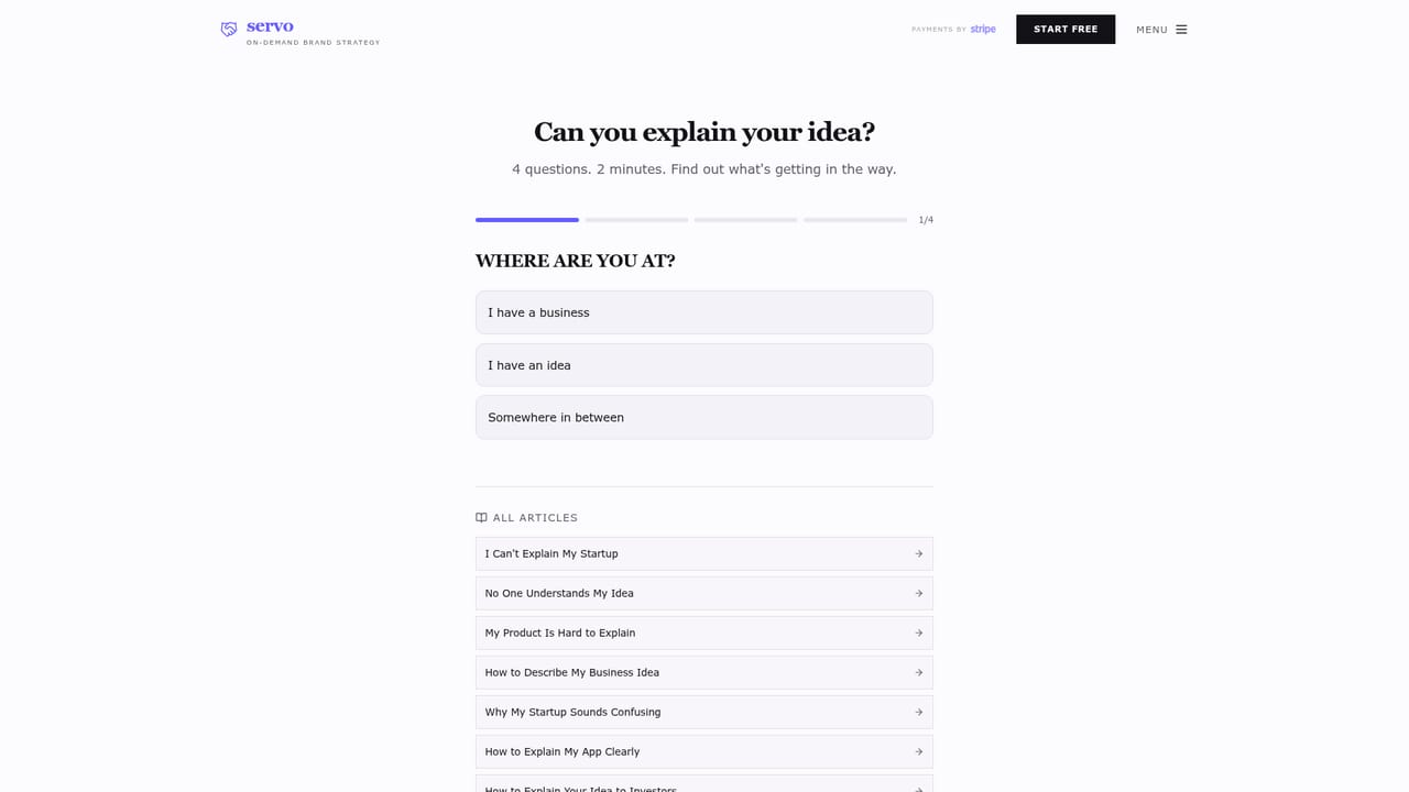 Servo — Browse answers by problem