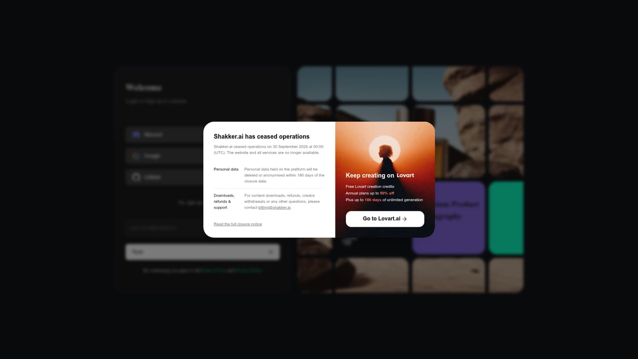 Shakker — Write a prompt and generate