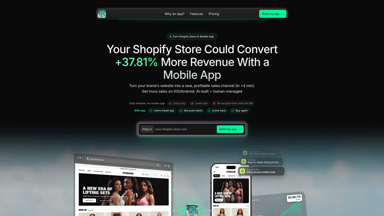 Shipper.now — Check Shopify conversion if you already sell there