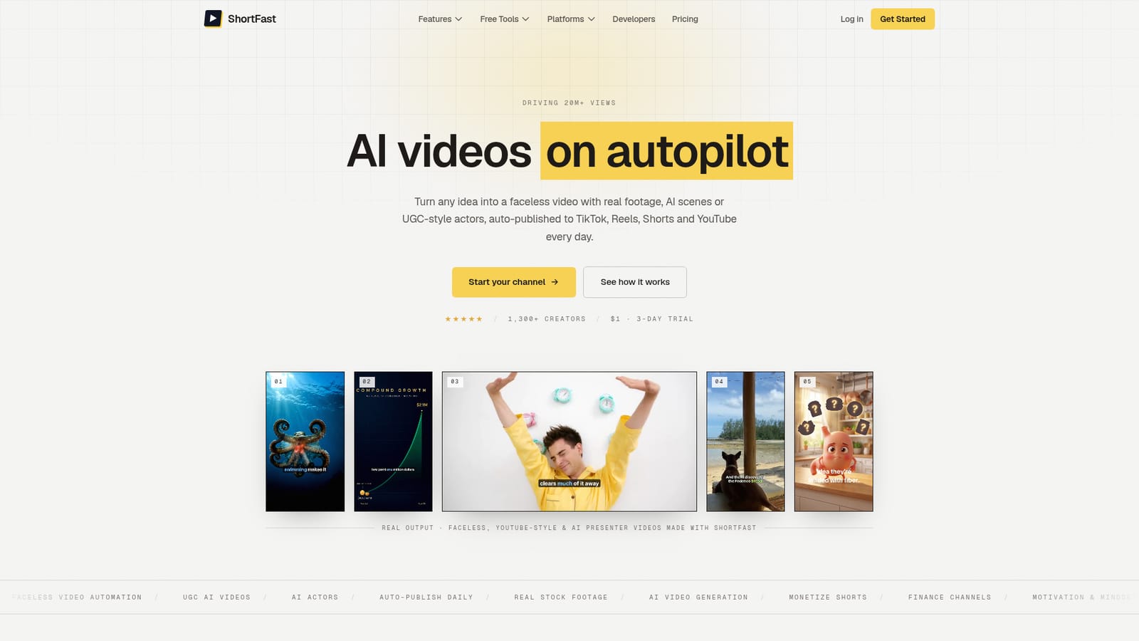 ShortFast - Social Media AI Tool | aiwizard