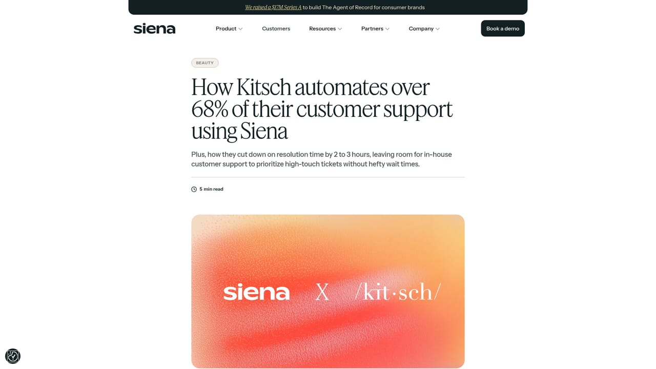 Siena CX — Review customer stories for your vertical