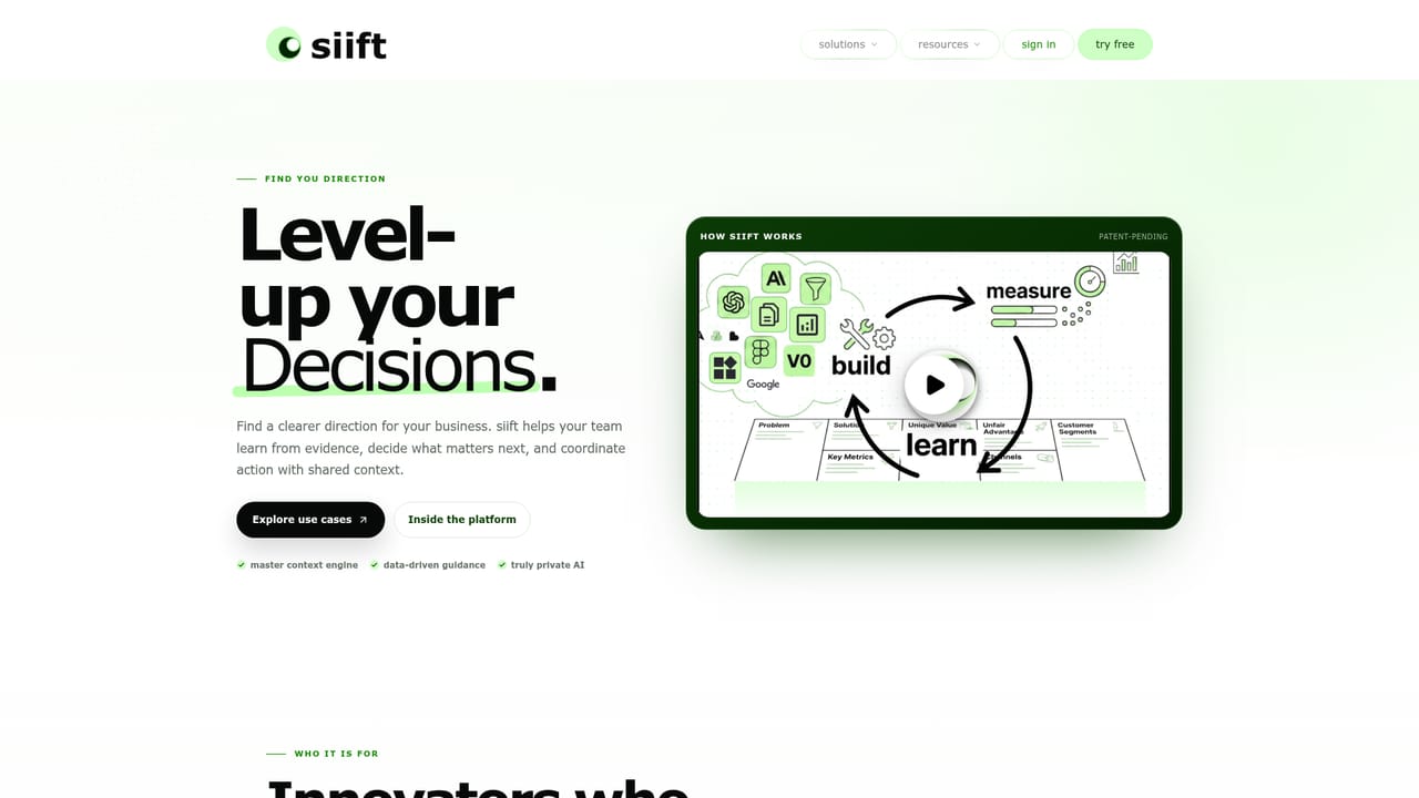 siift — Move through the remaining stages